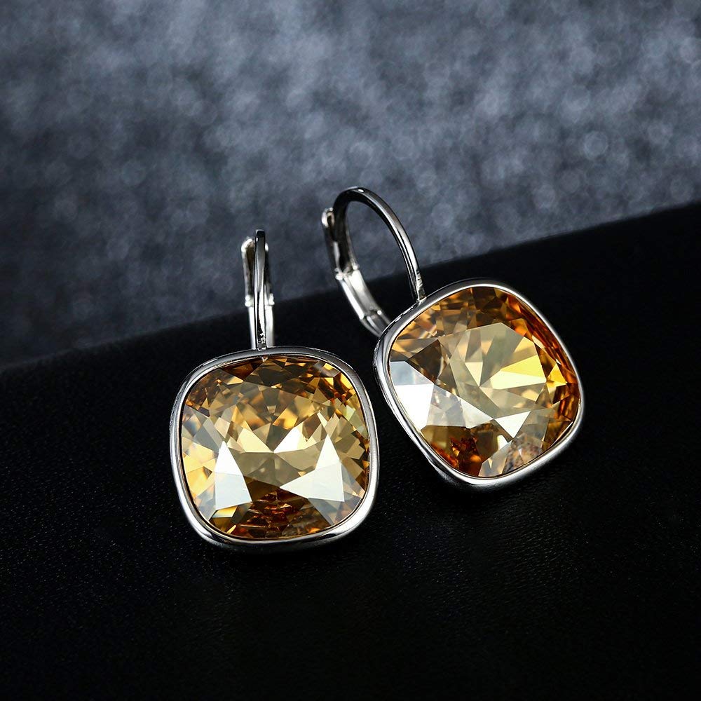 Серьги с застежкой-молнией Asscher Cut Elements