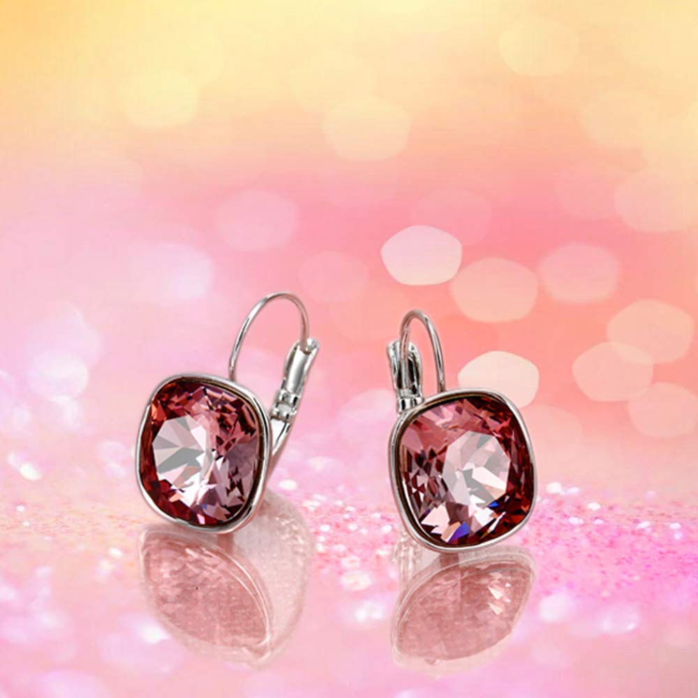 Серьги с застежкой-молнией Asscher Cut Elements