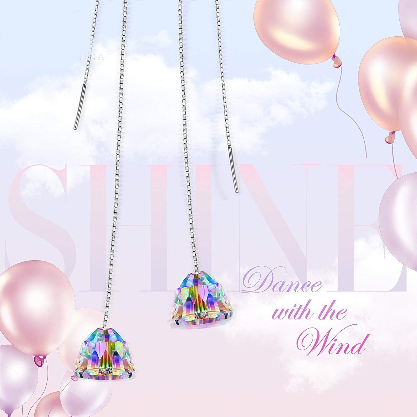 Aurora Borilles Chandellier threader Серьги-подвески ИТАЛИЯ Дизайн