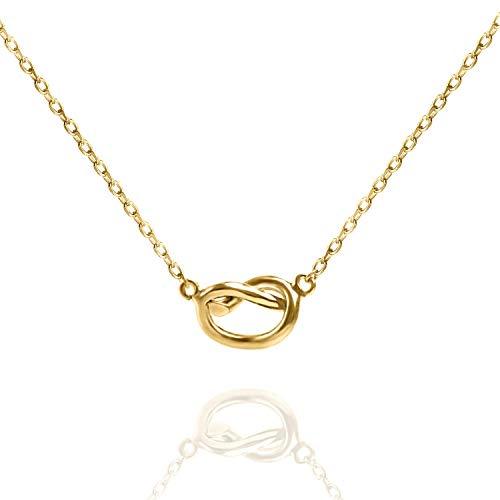 Trendy Twist Necklace 18"  - Goldtone