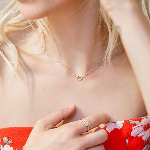Trendy Twist Necklace 18"  - Goldtone
