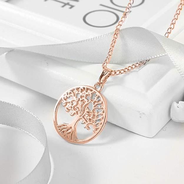 Classic Mother of Tree of Life Necklace in Goldtone ( 3 Options Available)