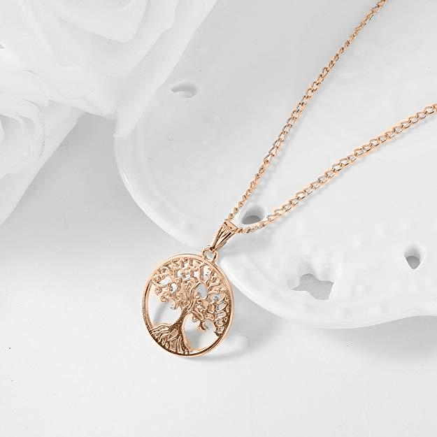 Classic Mother of Tree of Life Necklace in Goldtone ( 3 Options Available)