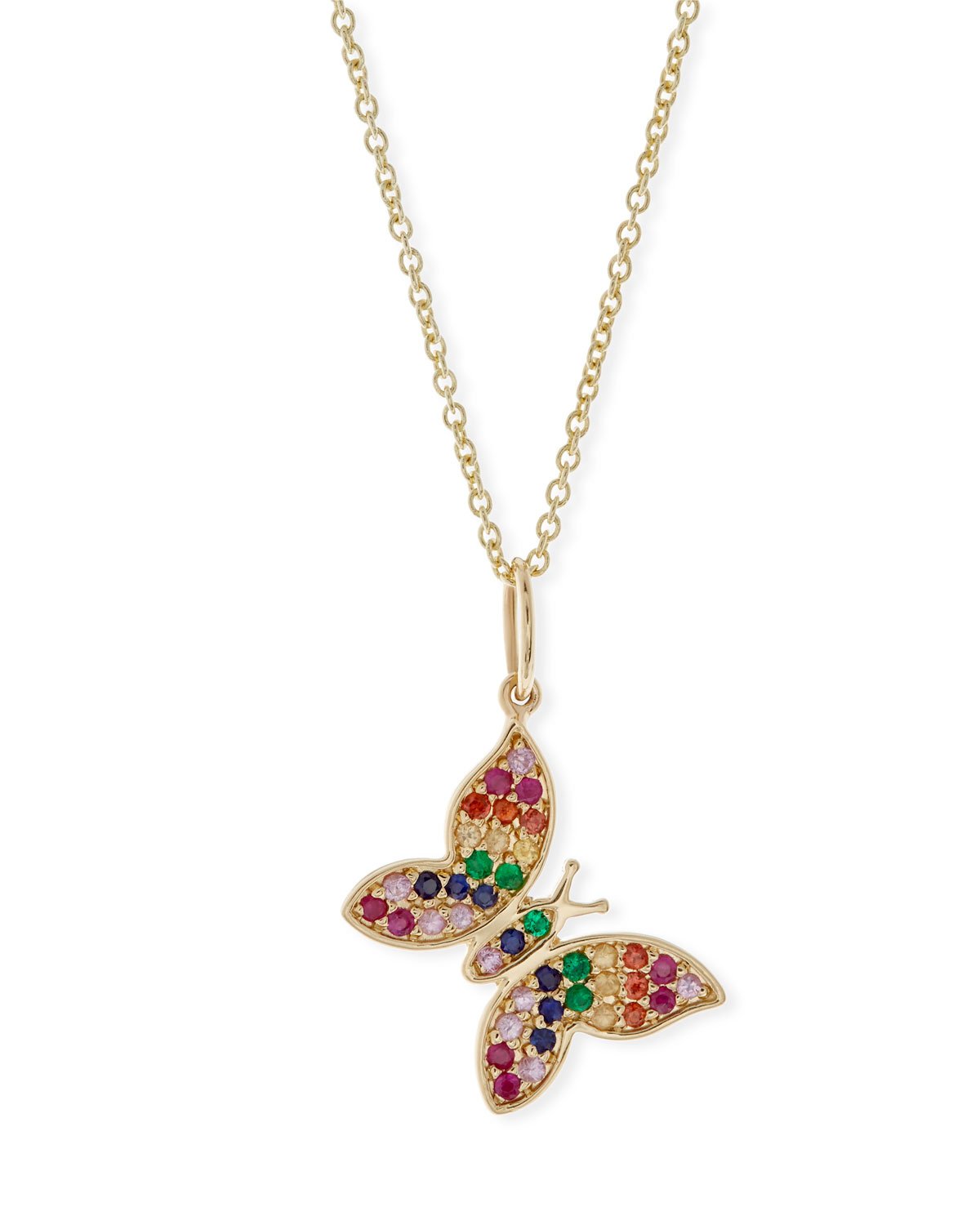Rainbow Luxe Elements Pendant Necklaces in Goldtone (Multiple Options) ITALY Design