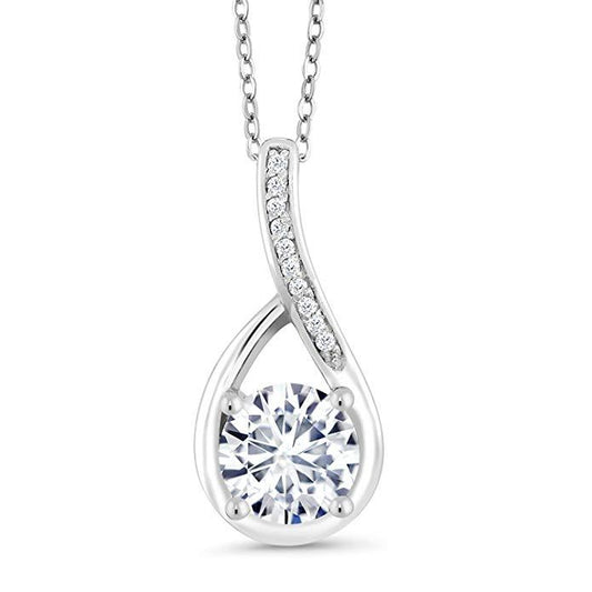 Classic Teardrop Pave Necklace Embellished with Swarovski Elements in  Silvertone, Necklace, Riakoob Jewelry, Riakoob Jewelry  jewelryjewelry deals, swarovski crystal jewelry, groupon jewelry,, jewelry for mom, 