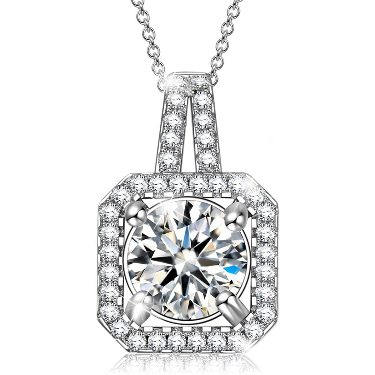 LOVING Confession- Pave All Around Necklace ITALY Design