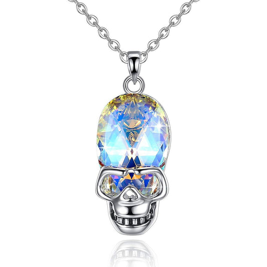 Aurora Borilles Skull Necklace ITALY Design