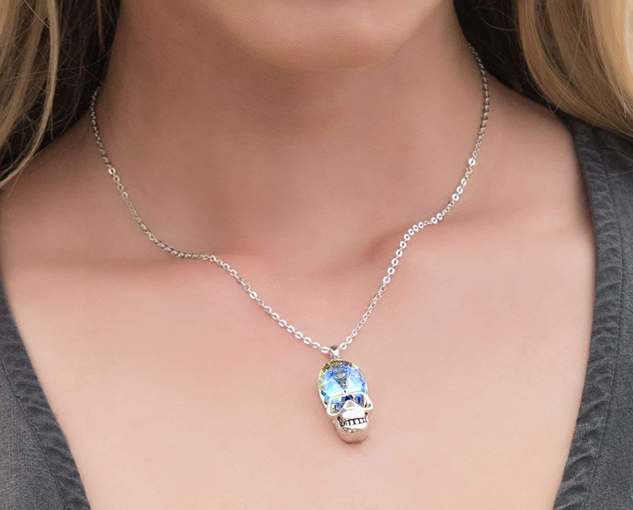 Aurora Borilles Skull Necklace ITALY Design