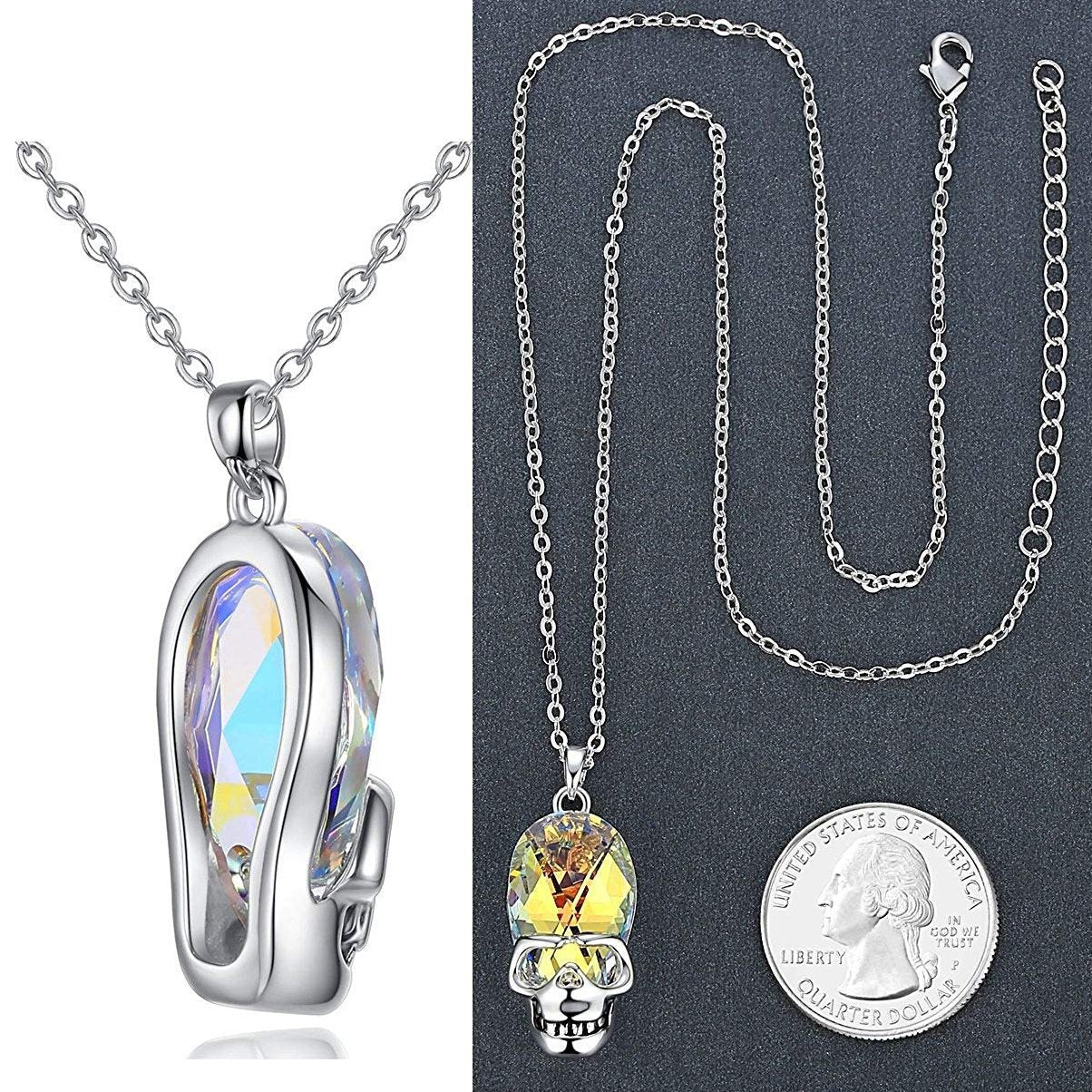 Aurora Borilles Skull Necklace ITALY Design