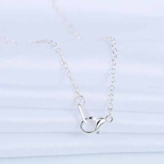 Italian  Pav’e Infinity Necklace in Goldtone Tone