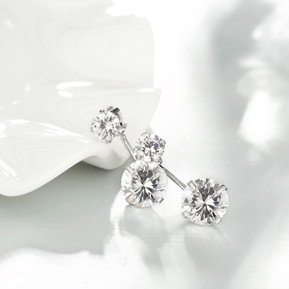 Duo Swarovski Elements Drop Earrings in Silvertone, Earring, Riakoob Jewelry, Riakoob Jewelry  jewelryjewelry deals, swarovski crystal jewelry, groupon jewelry,, jewelry for mom, 