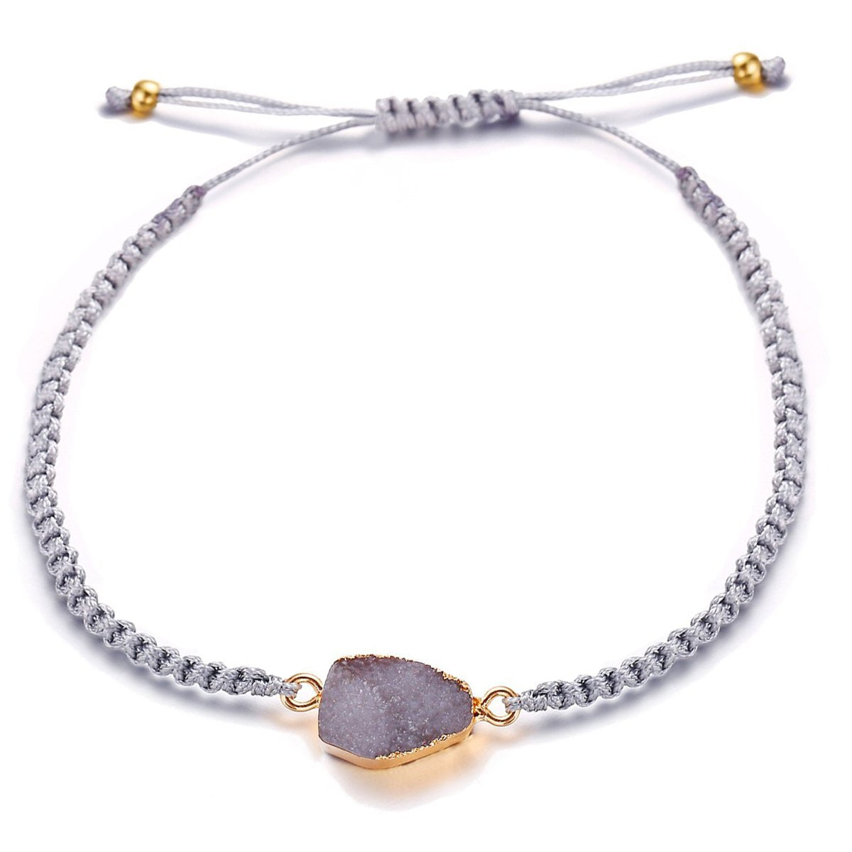 Natural Stone  Goldtone Bracelet ITALY Design