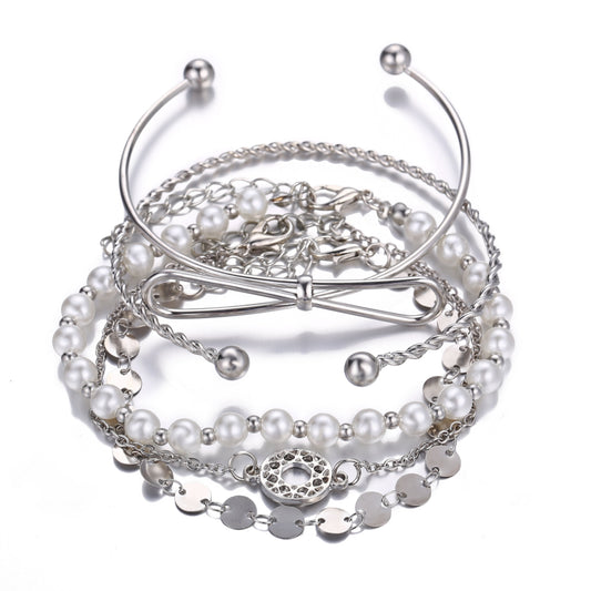 Silvertone Bracelet in  Silvertone ITALY Design