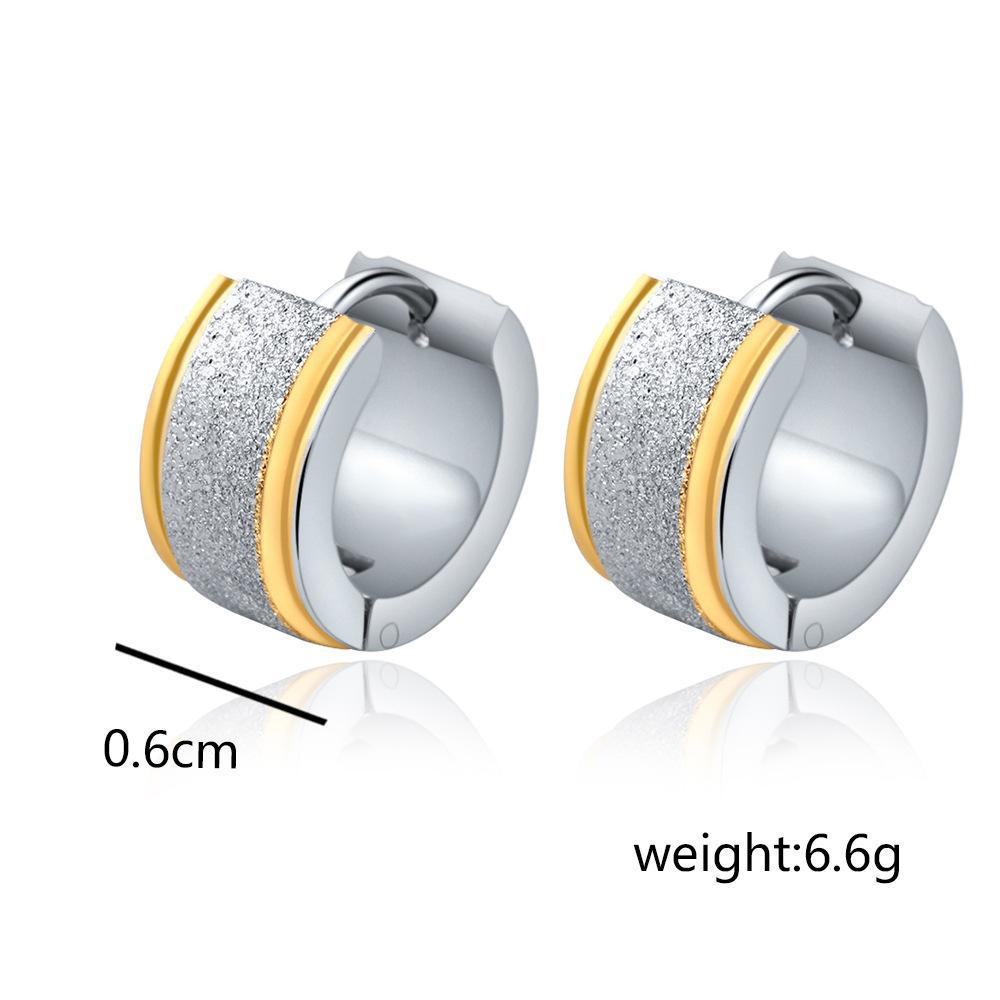 Huggie Earring  Silvertone Earring in  Silvertone ITALY Design