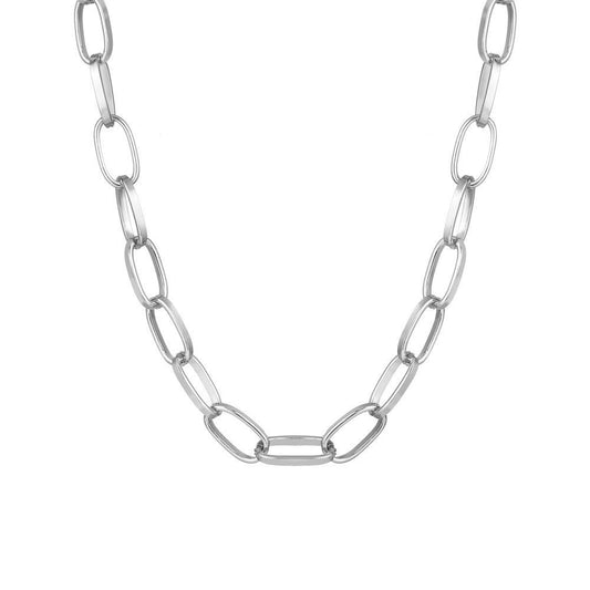 Ожерелье из цепочек Silvertone, дизайн Silvertone ITALY