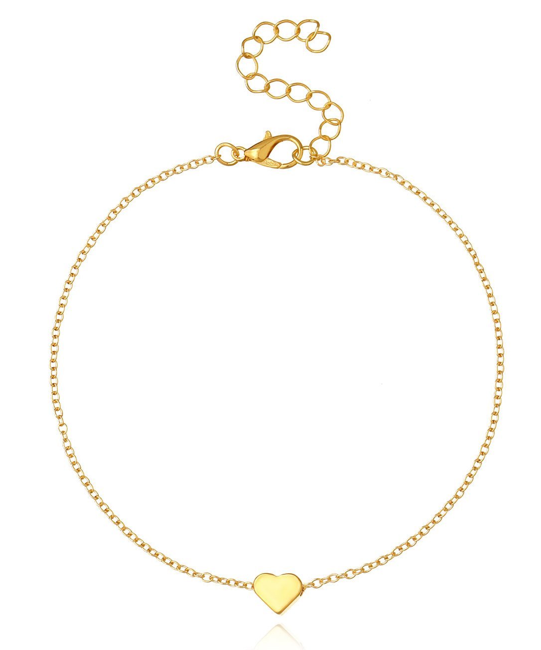 Classic Heart Goldtone Necklace in Goldtone ITALY Design