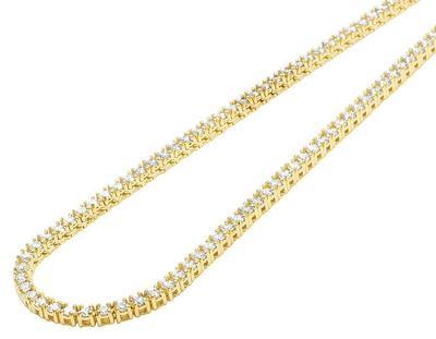 3mm Tennis Necklace with Swarovski Crystals in Goldtone, Necklace, Riakoob Jewelry, Riakoob Jewelry  jewelryjewelry deals, swarovski crystal jewelry, groupon jewelry,, jewelry for mom, 
