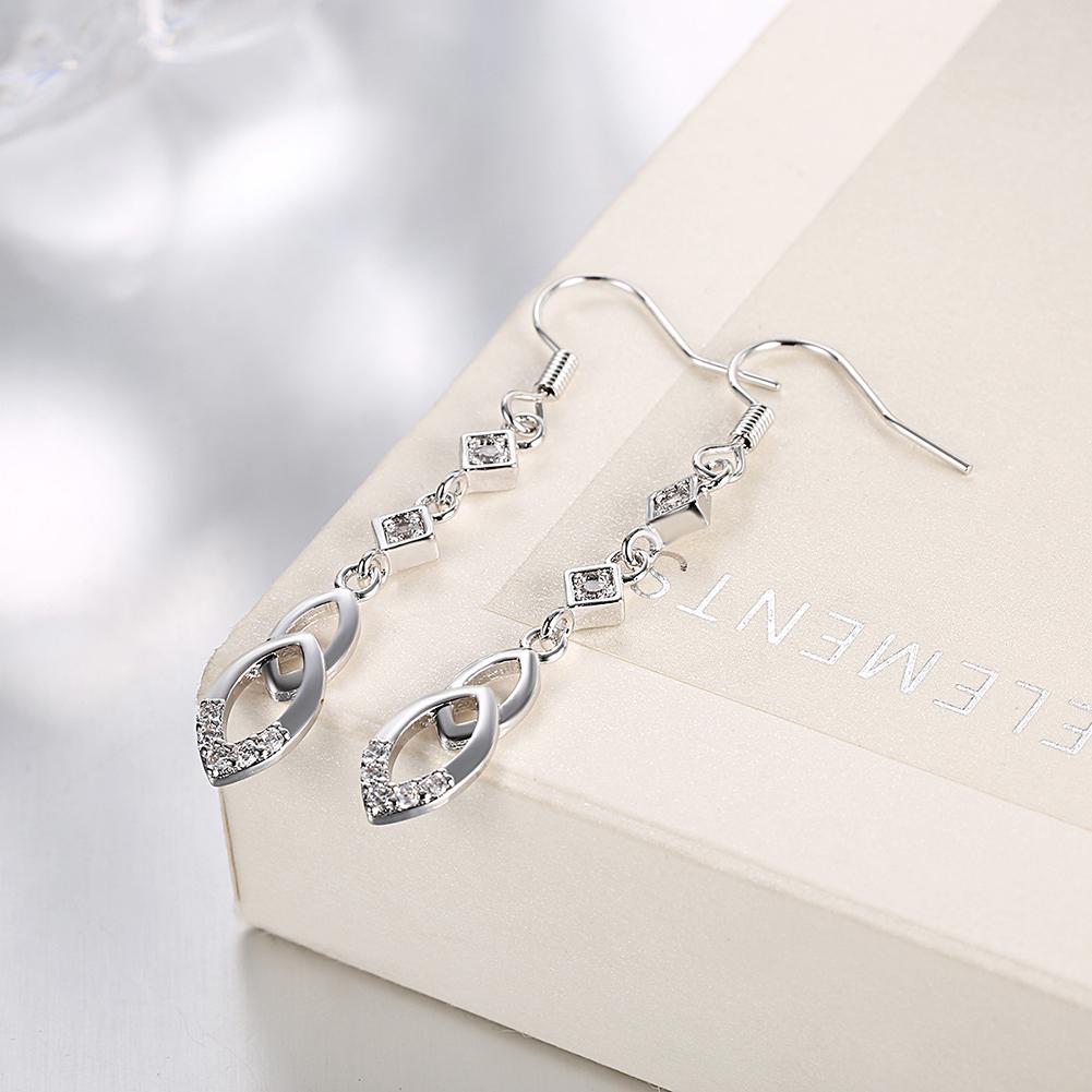 Dangling Infinity Drop Earrings Made with Swarovski Elements, Earring, Riakoob Jewelry, Riakoob Jewelry  jewelryjewelry deals, swarovski crystal jewelry, groupon jewelry,, jewelry for mom, 
