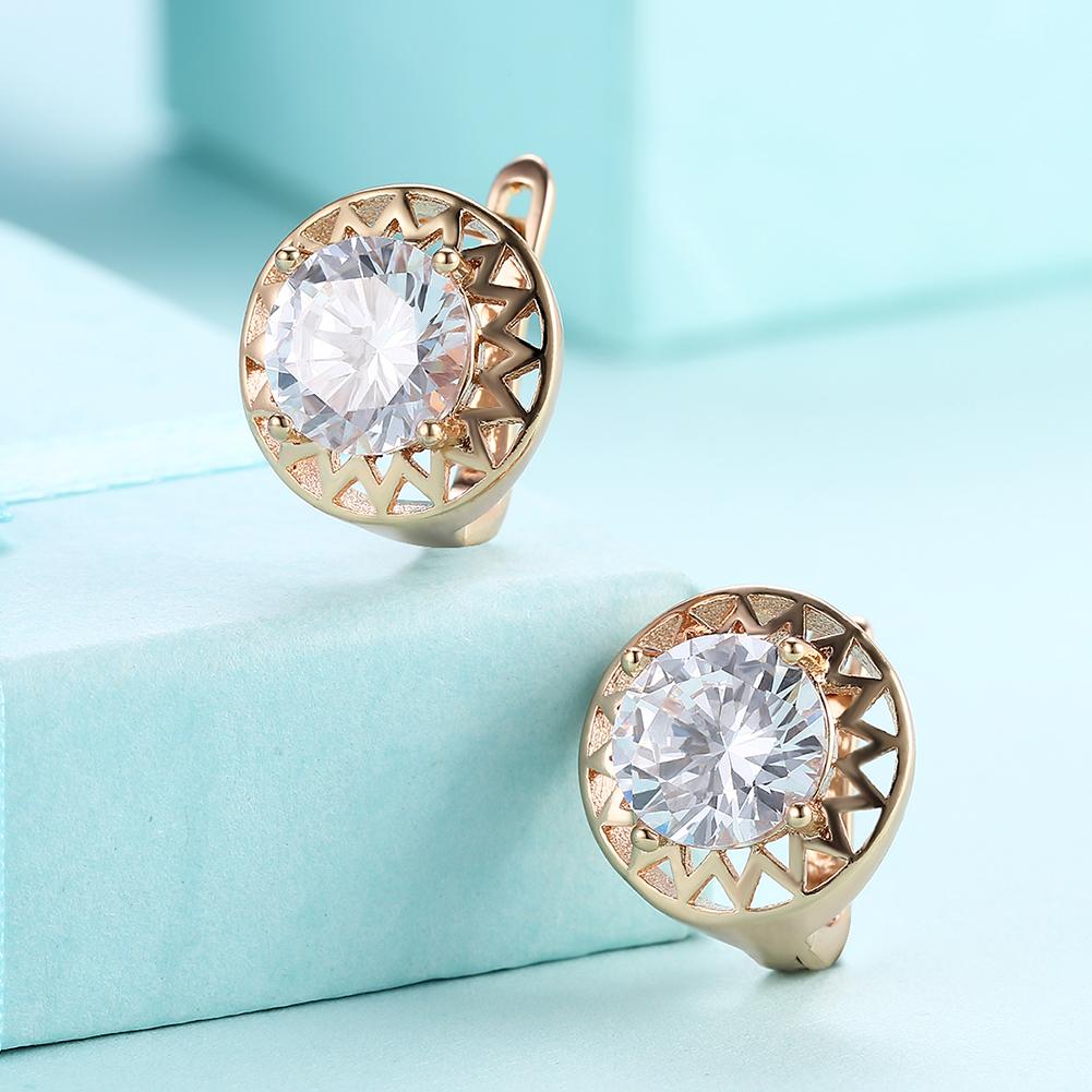 Elements Laser Cut Clip On Earrings
