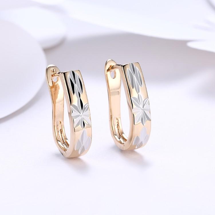 Metallic Layering Design Huggie Earrings Set in Goldtone, Earring, Riakoob Jewelry, Riakoob Jewelry fashion jewelry, cheap jewelry, jewelry for mom, 