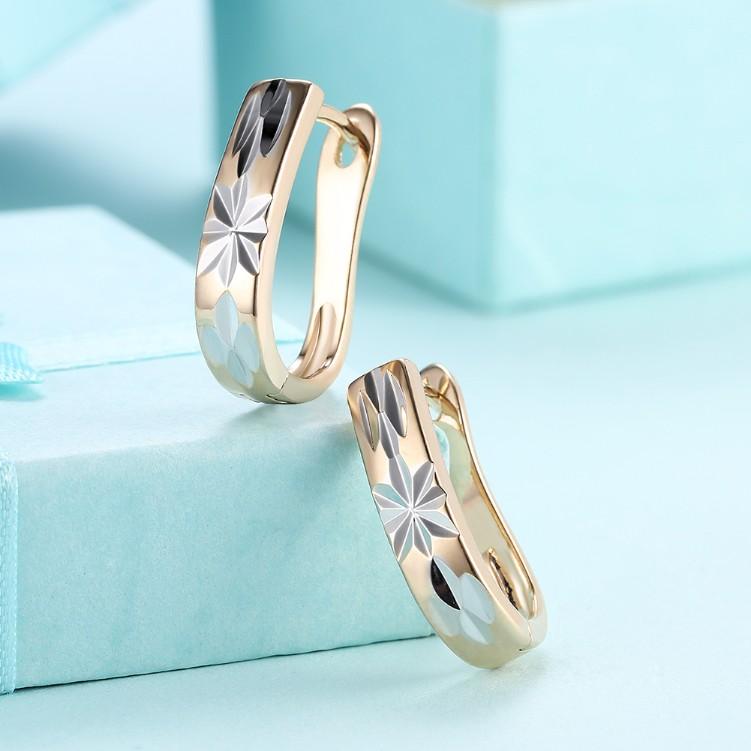 Metallic Layering Design Huggie Earrings Set in Goldtone, Earring, Riakoob Jewelry, Riakoob Jewelry fashion jewelry, cheap jewelry, jewelry for mom, 