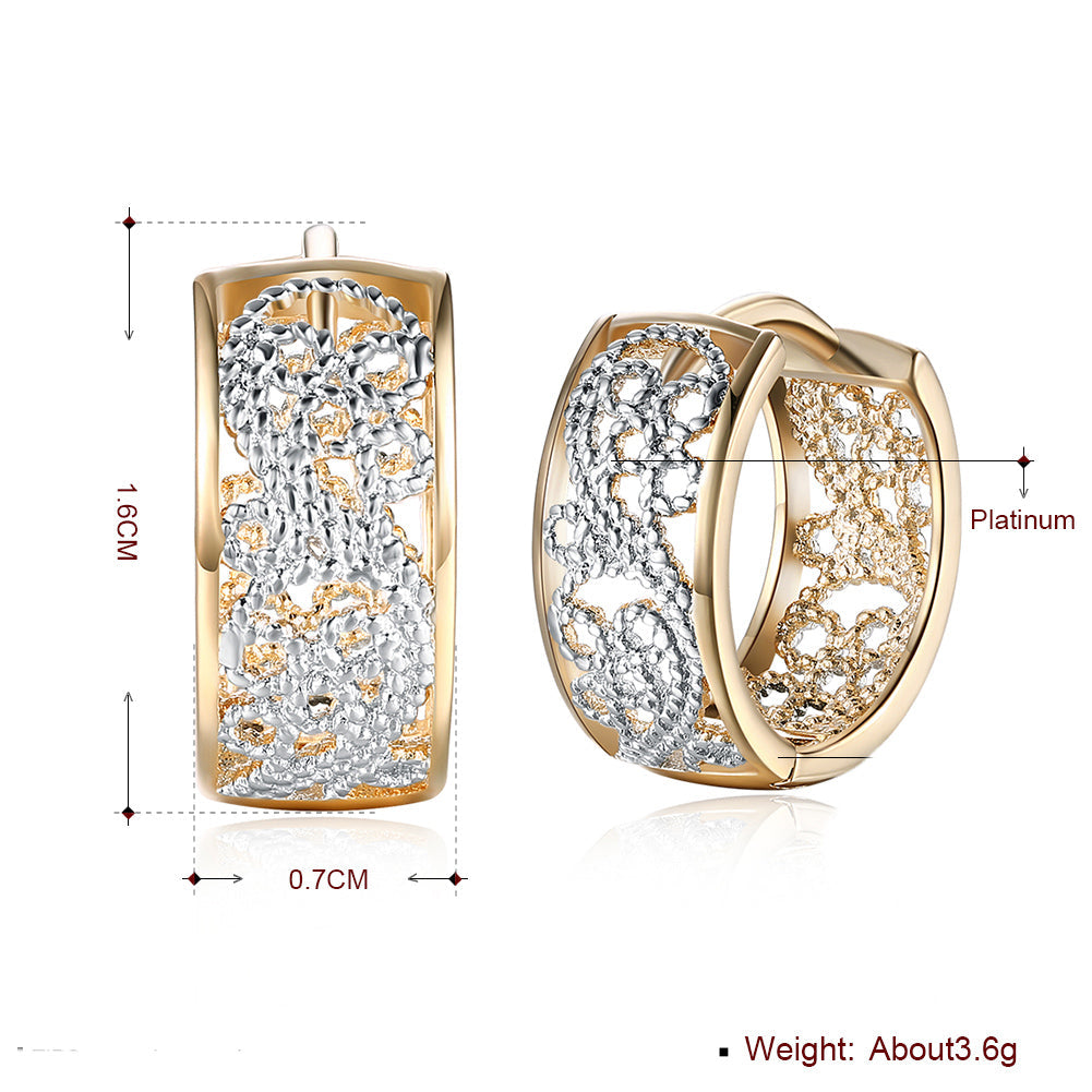 Huggie Earring in Goldtone