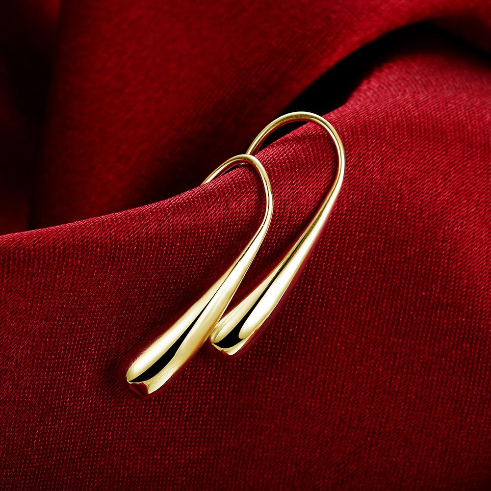 Fish Hook Hoop Earrings in Gold, Rose Gold, White Gold, , Riakoob Jewelry, Riakoob Jewelry  jewelryjewelry deals, swarovski crystal jewelry, groupon jewelry,, jewelry for mom, 