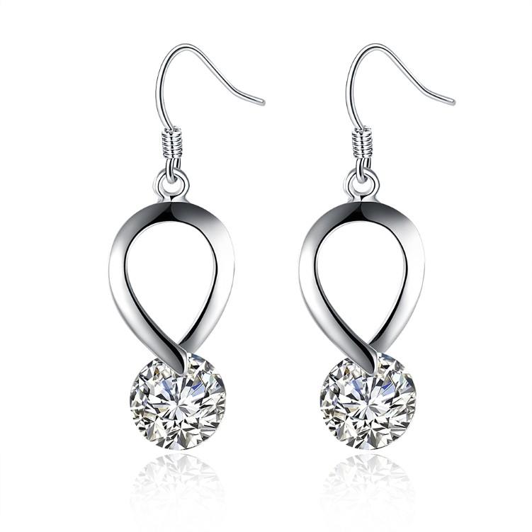 Twisted Swarovski Crystal Hook Earrings - Riakoob Jewelry www.goldennycjewelry.com fashion jewelry for women