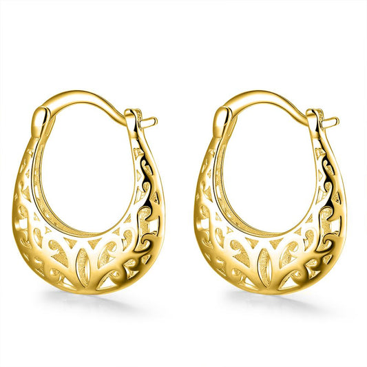 Filigree Leverback French Lock Earringin Goldtone, Earring, Riakoob Jewelry, Riakoob Jewelry  jewelryjewelry deals, swarovski crystal jewelry, groupon jewelry,, jewelry for mom, 