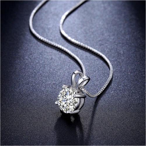 10Ct Tennis Bracelet + Halo Earring+ Necklace With  Crystals - 5 Piece Set with Luxe Box - Silvertone ITALY Design