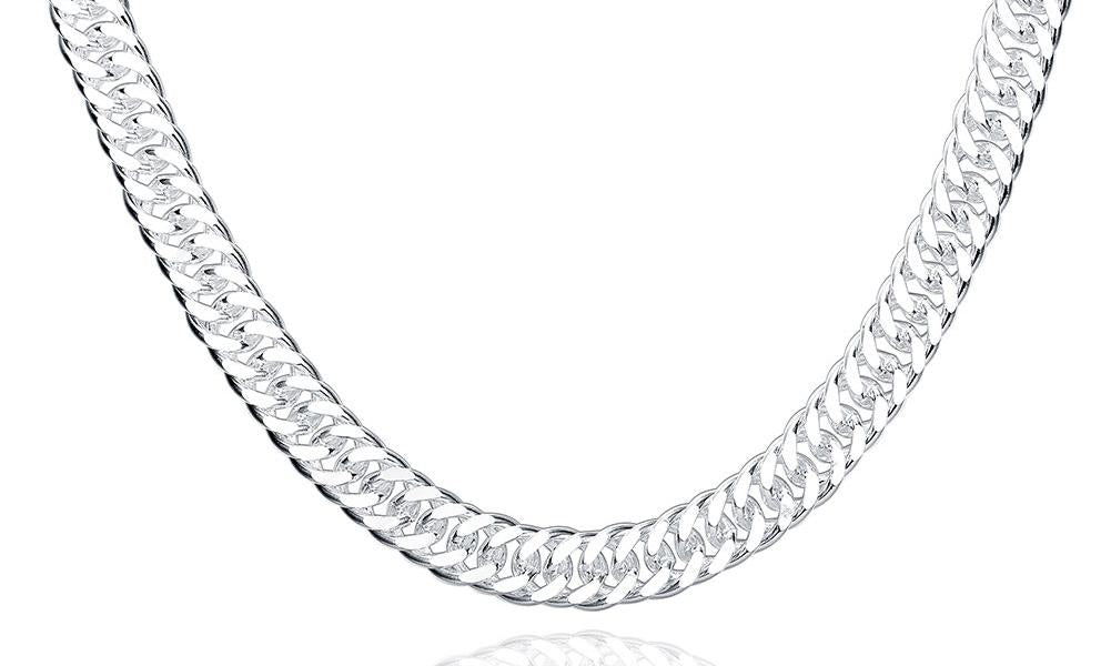 Durable Classic Men's Curb Chain Necklace - Three Options, , Riakoob Jewelry, Riakoob Jewelry  jewelryjewelry deals, swarovski crystal jewelry, groupon jewelry,, jewelry for mom, 