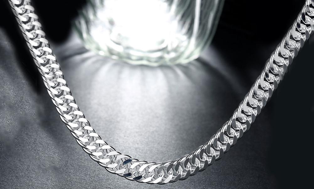 Durable Classic Men's Curb Chain Necklace - Three Options, , Riakoob Jewelry, Riakoob Jewelry  jewelryjewelry deals, swarovski crystal jewelry, groupon jewelry,, jewelry for mom, 