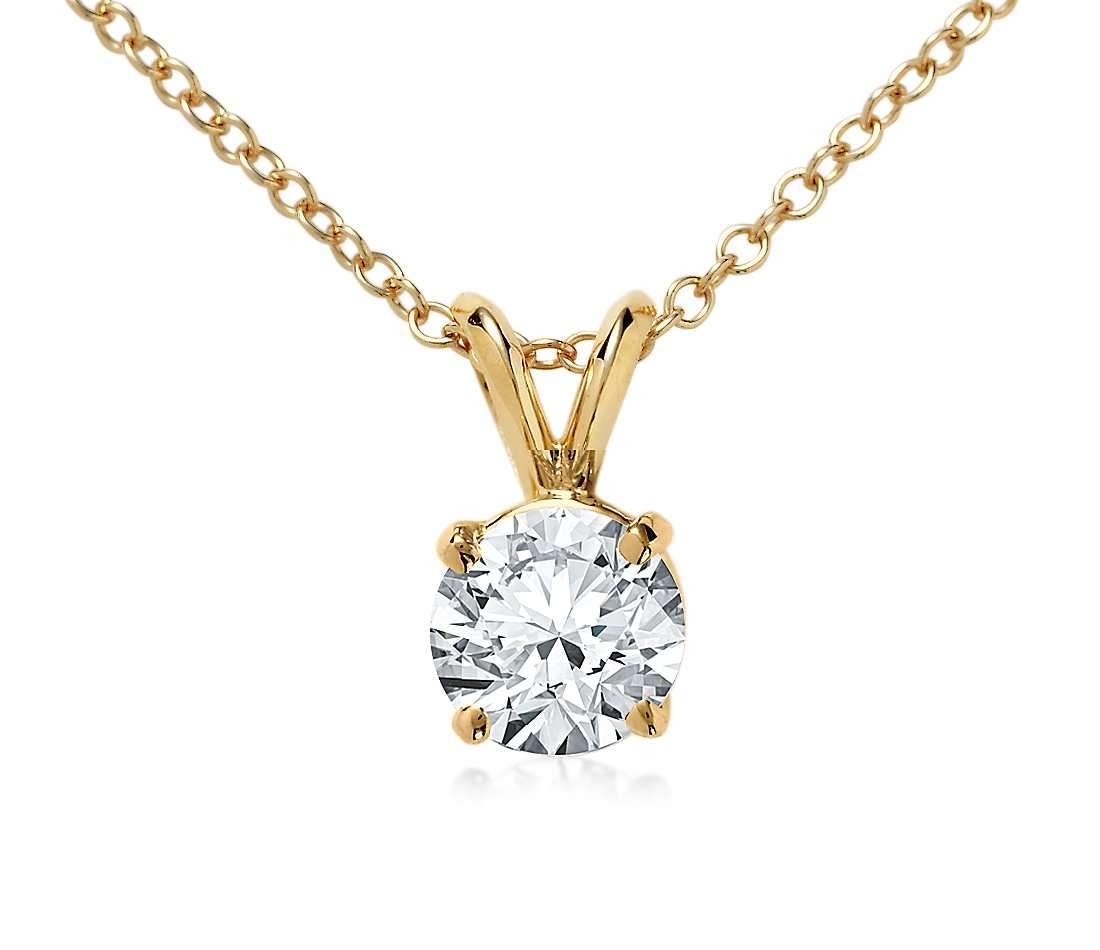 3 CTTW Round Necklace and Earrings Set Made with Crystals by Jewelry ITALY Design