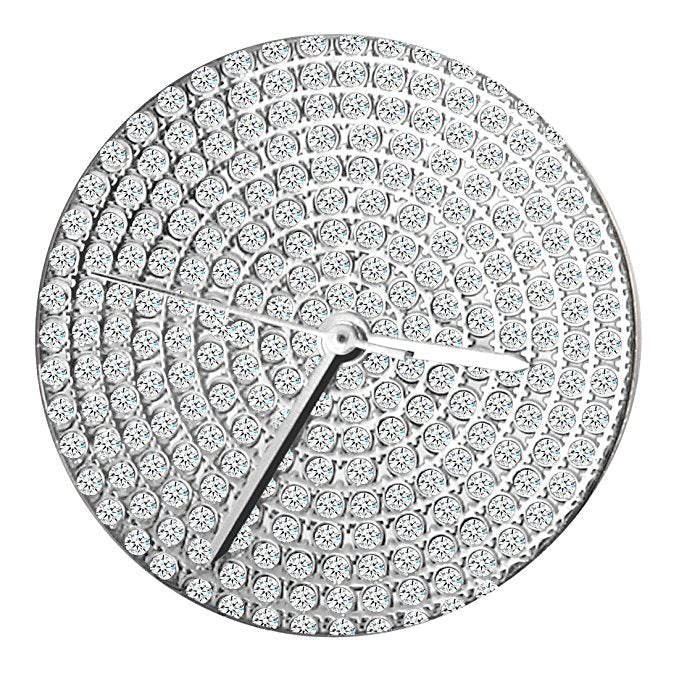 Stainless Steel Goldtone Pave Heavy Metal Band Watch - Iced Put Diamond Watch- Bling Hip Hop