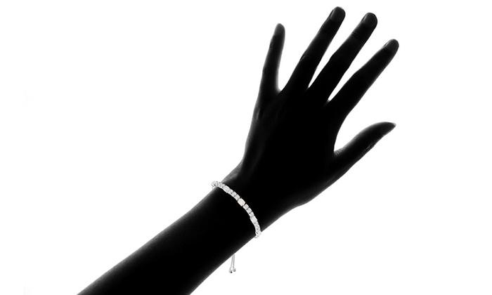 Fiery Opal Adjustable Tennis Bracelet Made With Swarovski Elements- Two Options, , Riakoob Jewelry, Riakoob Jewelry  jewelryjewelry deals, swarovski crystal jewelry, groupon jewelry,, jewelry for mom, 