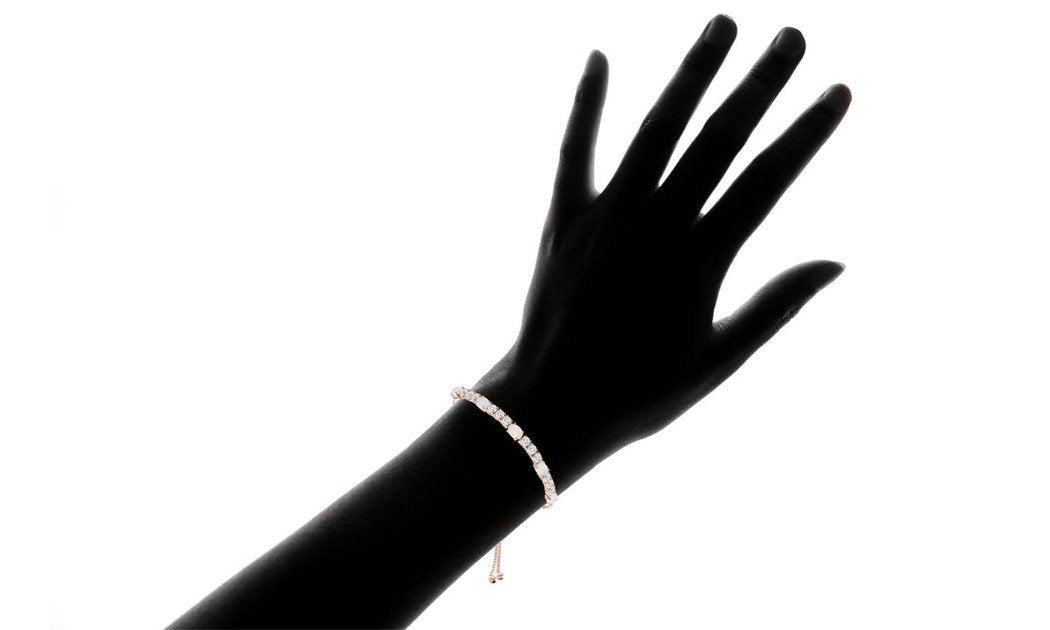 Fiery Opal Tennis Bracelet Made with Swarovski Crystals in Rose Gold, , Riakoob Jewelry, Riakoob Jewelry  jewelryjewelry deals, swarovski crystal jewelry, groupon jewelry,, jewelry for mom, 