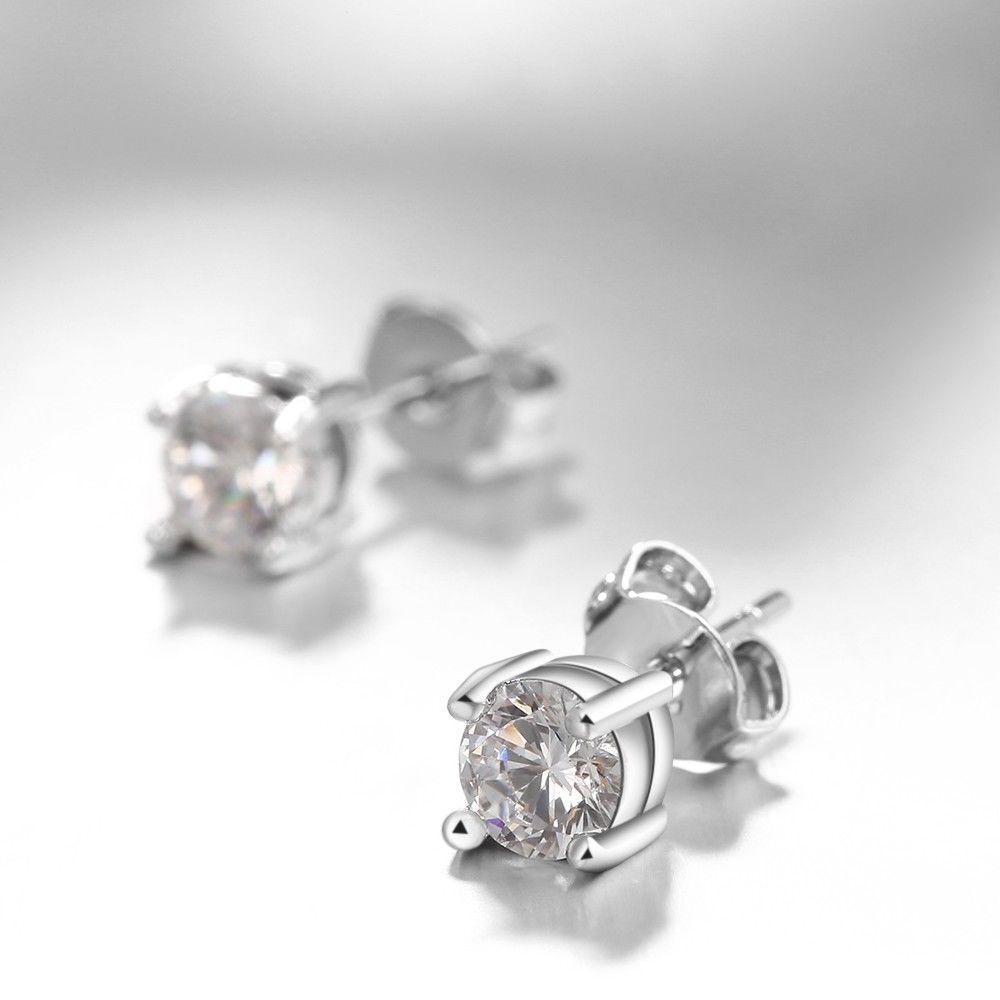 Silvertone Swarovski Crystal Mothers Day Necklace with  Swarovski Studs in Gift Box - Riakoob Jewelry Pandora Jewelry goldennycjewelry.com wholesale jewelry 